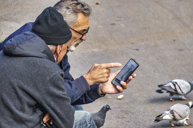 using a mobile device